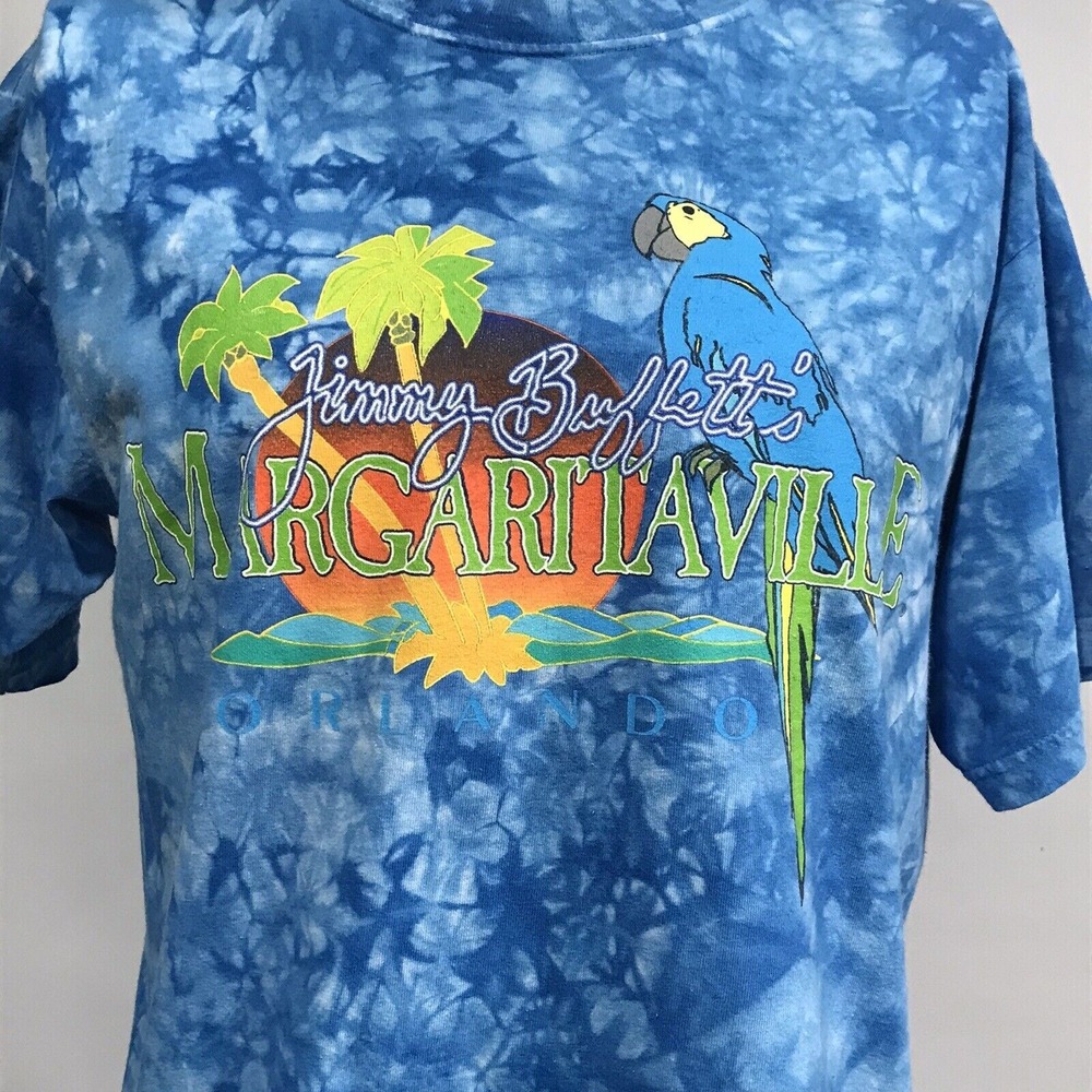 Jimmy Buffett's Margaritaville Orlando Tie Dye T-Shirt Adult Medium, Pre-Owned